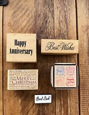Wooden stamps wooden for sale  BICESTER