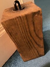 Wooden doorstop. reclaimed for sale  NEWPORT