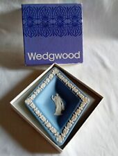 Wedgewood Jasperware Blue Diamond Shape Trinket / Pin Dish for sale  Shipping to South Africa