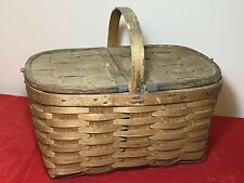 Antique picnic basket for sale  Saco