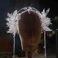 Roupa de cabeça de noiva 2023, faixa de borla, acessório de cabelo de casamento comprar usado  Enviando para Brazil
