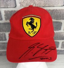 Cappellino ferrari autografato usato  Piombino