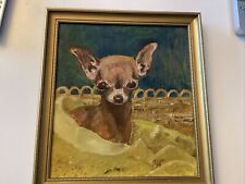 Chihuahua oil painting for sale  SUDBURY