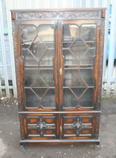 Antique oak display for sale  HUDDERSFIELD