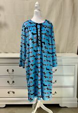 Dachshund Women’s Night Gown/Shirt- 100% Polyester- XL- Pockets- Very Soft, used for sale  Shipping to South Africa