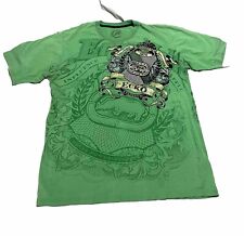 Camiseta masculina gráfica Ecko Unltd estampa total 3XL verde manga curta Y2K dinheiro, usado comprar usado  Enviando para Brazil