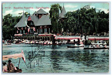 Cartão postal República Argentina Tigre-Regatas barco canoagem c1910 publicado antigo comprar usado  Enviando para Brazil