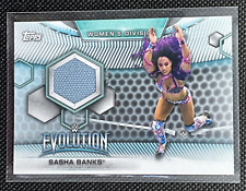 Cartão de troca feminino Sasha Banks MR-SB #085/199 WWE Evolution Mat relíquia. comprar usado  Enviando para Brazil