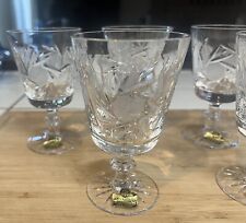 cordial glasses 6 set for sale  Merced