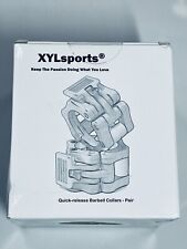 🆕 Braçadeira de colarinho XYLsports Olympic Barbell com liberação rápida para barra de 2"" - 1 par, usado comprar usado  Enviando para Brazil