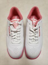 Zapatos Reebok Mujer Talla 8 Princesa Atléticos Tenis Bajos 2-131192 Cuero Blanco, usado segunda mano  Embacar hacia Argentina