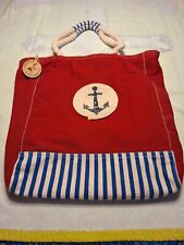 Red canvas nautical for sale  Severna Park