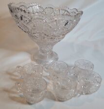 Pressed cut glass for sale  Quogue
