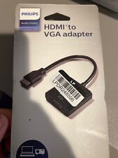 Adaptador Philips HDMI para VGA - Conversão de vídeo perfeita em preto comprar usado  Enviando para Brazil