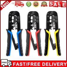 Network LAN Cable Crimper Cutter Ratchet RJ11 RJ45 Stripper Pliers for 6P/8P comprar usado  Enviando para Brazil