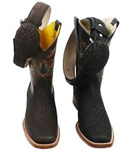 BOTAS masculinas de couro genuíno ombro de touro cowboy faroeste rodeio - com cinto comprar usado  Enviando para Brazil