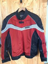 Tourmaster Intake Series 2 Jacket Motorcycle Padded Black Grey Red Men’s 3XL, used for sale  Shipping to South Africa
