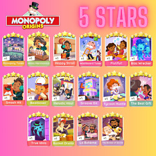 Monopoly GO 4/5 Star Sticker Card ⭐⭐⭐⭐⭐ FAST DELIVERY (Read Description) for sale  Shipping to South Africa