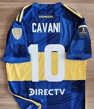 Camisa Boca Match Copa Libertadores #10 Cavani segunda mano  Argentina 