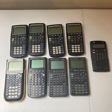 Lote de 8 calculadoras gráficas de instrumentos Texas e HP 30S. Ti-83 Plus Ti-84 Ti-82 comprar usado  Enviando para Brazil