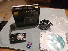 Nikon Coolpix S2700 Black Compact Digital Camera With Charger 32GB SD see pictures for sale  Shipping to South Africa