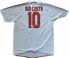 maglia calcio vintage Milan Adidas Rui Costa shirt camiseta 2004 2005 Opel usato  Roma