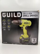 Guild Cordless Drill Driver 18V Body Only *BARE DRILL TOOL*, used for sale  Shipping to South Africa