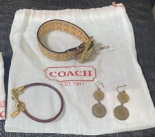 Coach bracelets earrings for sale  Reeds Spring