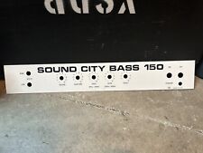 Sound City Bass 150 Faceplate Original Vintage Metal Novo em folha, usado comprar usado  Enviando para Brazil