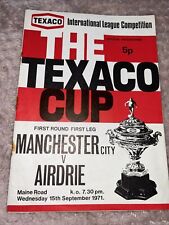 Manchester city airdrie for sale  ABERDEEN