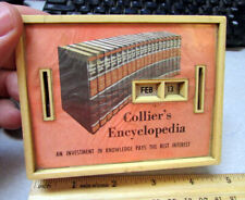 Vintage Colliers Encyclopedia Collectors Bank, Great colors & graphics, no key, used for sale  Shipping to South Africa