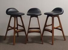 🔶️3 ERIK BUCH MODEL 61 DANISH MODERN MCM MID CENTURY BAR KITCHEN STOOLS juhl  for sale  Shipping to South Africa