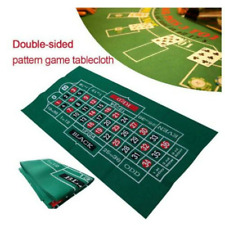 Alfombra verde impermeable de blackjack ruleta casino póquer mesa cubierta de tela de fieltro segunda mano  Embacar hacia Argentina