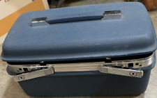 Vintage Samsonite Hard Train Case Luggage Blue, used for sale  Greensboro