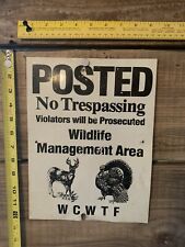Posted trespassing sign for sale  Hoschton