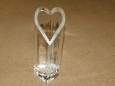 Heart shaped glass for sale  Essex