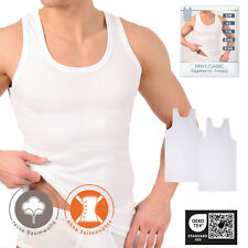 Men's Undershirts 4-6-10 Pack Underarm Shirt White Fine Rib Cotton Sz M - 6XL for sale  Shipping to South Africa