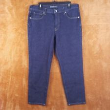 Jeans masculino EVERLANE 34x28 lavagem escura reto THE ATHLETIC 4 WAY STRETCH orgânico comprar usado  Enviando para Brazil