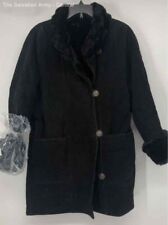 leather coat ladies black for sale  Detroit