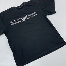 Camiseta Adidas All Blacks Mediana Nueva Zelanda Cuello Redondo Rugby años 00 segunda mano  Embacar hacia Argentina