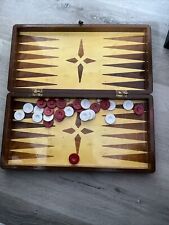 Backgammon holz gebraucht kaufen  Stöcken