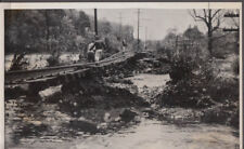 Used, New Haven RR tracks twisted Cannondale CT after 1955 Flood news photo for sale  Shipping to South Africa