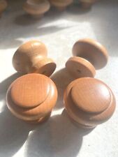 1 X SOLID BEECH  KITCHEN DOOR KNOB /HANDLE DRAWER WOODEN 30mm STOCK KN20 for sale  Shipping to South Africa