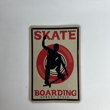 Placa de metal estilo rua skate boarding 11 3/4” X 7 7/8” comprar usado  Enviando para Brazil