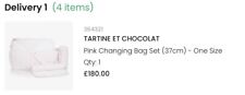 Tartine chocolat changing for sale  UK