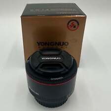 Nuevo lente de enfoque automático de gran apertura Yongnuo YN50 MM 50 mm f/1,8 para montaje Canon EF segunda mano  Embacar hacia Argentina