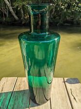 vase glass emerald green for sale  Hudson