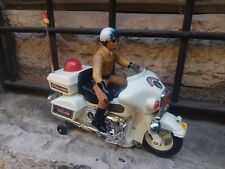 Luces intermitentes de colección para motocicleta a batería juguete jumbo policía sirena 1984 segunda mano  Embacar hacia Argentina