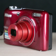 Câmera Nikon COOLPIX L32 20.1MP - VERMELHA *Justa/Testada* com batentes AA comprar usado  Enviando para Brazil