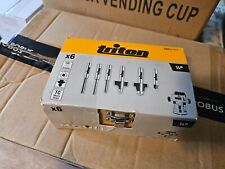 Used, Triton 6pc 1/2" shank router cutters bits for sale  Shipping to South Africa